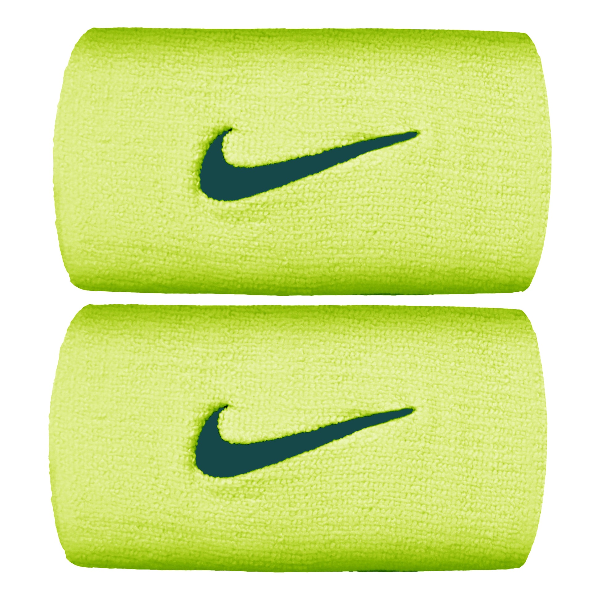 Nike Premier DW Cinta para sudor Pack de 2 largo - amarillo neón