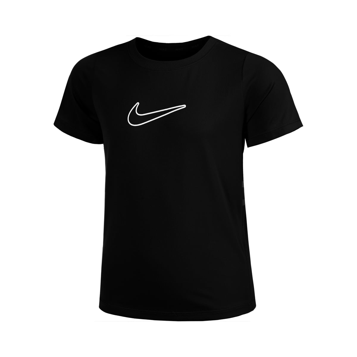 Nike Dri-Fit One STD Camiseta De Manga Corta Chicas-Negro