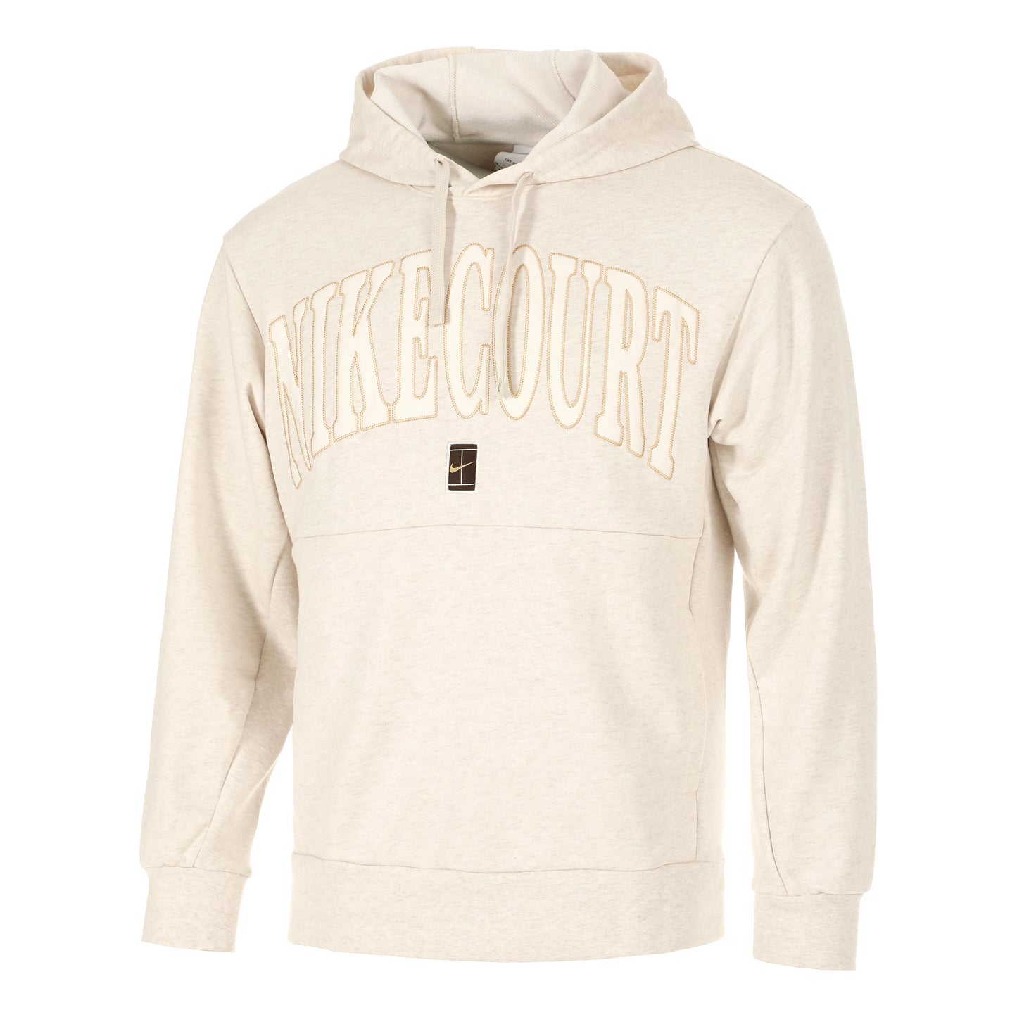 Nike Court Dri-Fit Fleece Heritage Sudadera Con Capucha Hombres-Crema