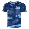 Court Dri-Fit Advantage Print Camiseta De Manga Corta Hombres-Azul,Azul Claro
