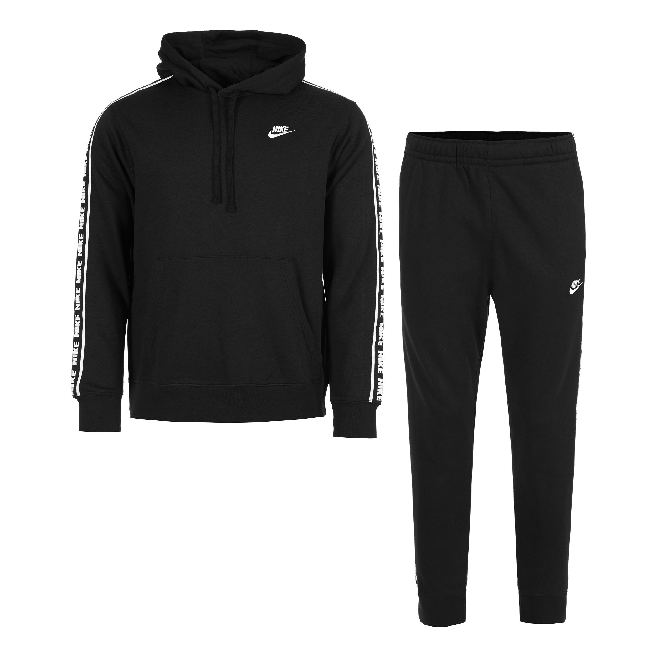 Nike Club Fleece GX Chándal Hombres - negro, blanco