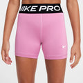 Dri-Fit Big Kids 3in Shorts Chicas - rosa, negro