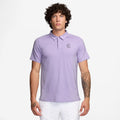 Court Dri-FIT Advantage Polo Hombres-Morado,Negro