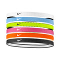 Nike Flex Classic Cinta para el pelo Pack de 6 Unisex - rosa, blanco