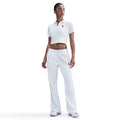 Court Heritage Crop Polo Mujeres-Blanco