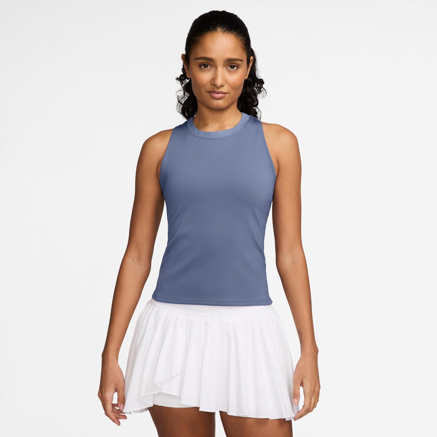 Nike Court Dri-Fit Advantage Camiseta De Tirantes Mujeres-Azul-gris