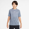 Dri-Fit Multi Heather Camiseta De Manga Corta Niños-Azul-gris