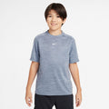 Dri-Fit Multi Heather Camiseta De Manga Corta Niños-Azul-gris