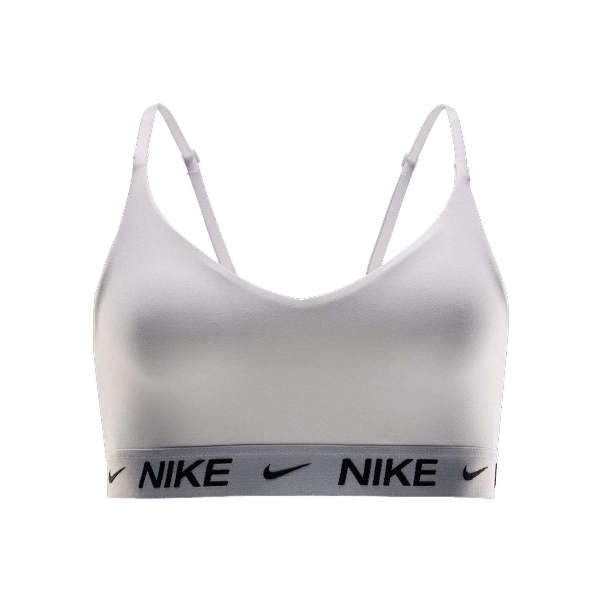 Nike Dri-Fit INDY Light Support Sujetador deportivo Mujeres - blanco, negro