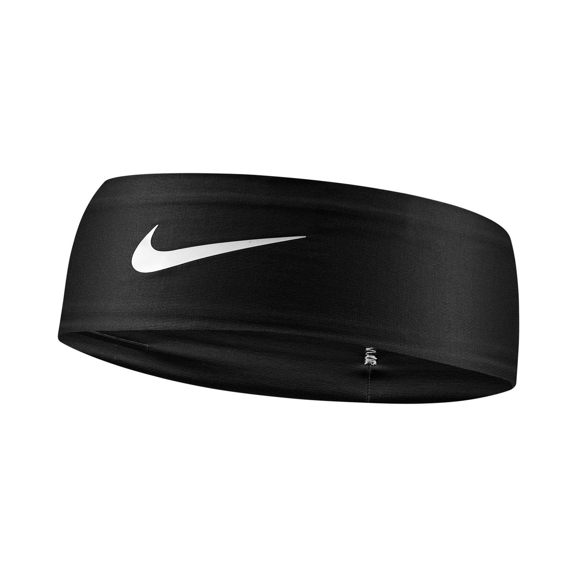 Nike Dri-Fit Fury Classic Cinta para la cabeza Unisex - negro, blanco