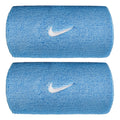 Swoosh Classic Doublewide Cinta para sudor Unisex - azul, blanco