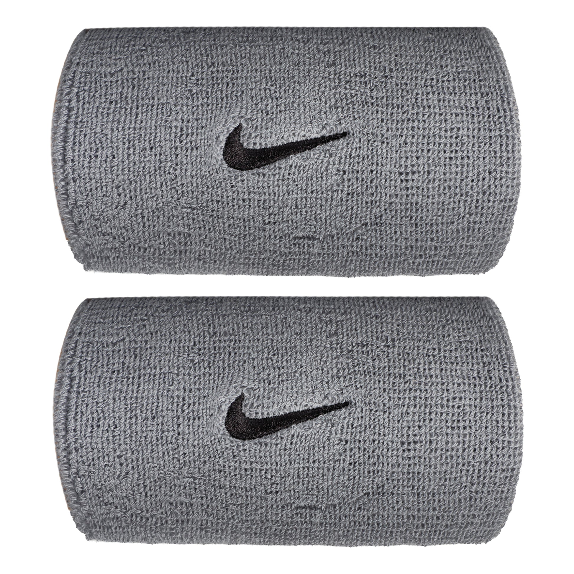 Nike Swoosh Classic Doublewide Cinta para sudor largo - gris, negro
