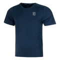 Court Dri-Fit Advantage Camiseta De Manga Corta Hombres-Azul Oscuro,Blanco