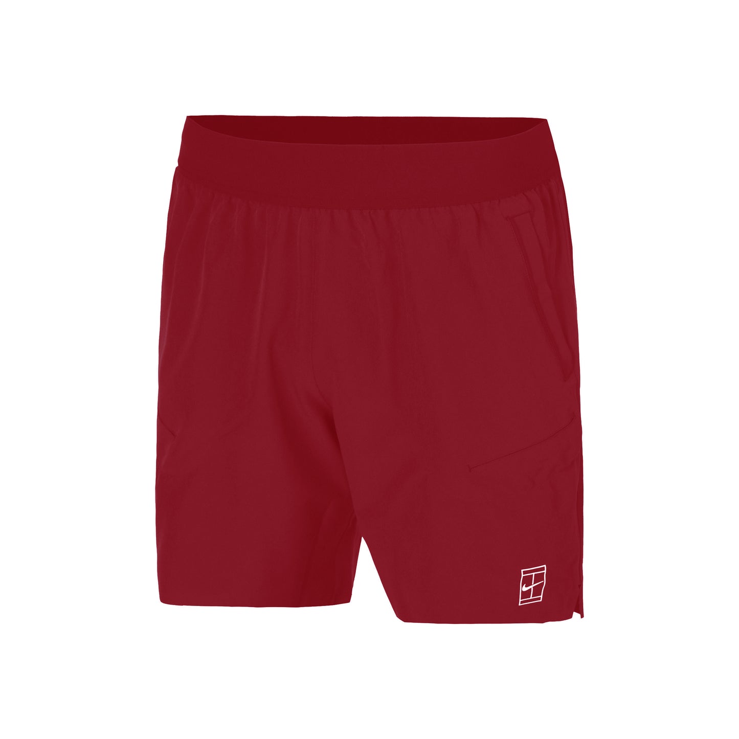 Nike Court Dri-FIT Advantage 6in Shorts Hombres - rojo, blanco