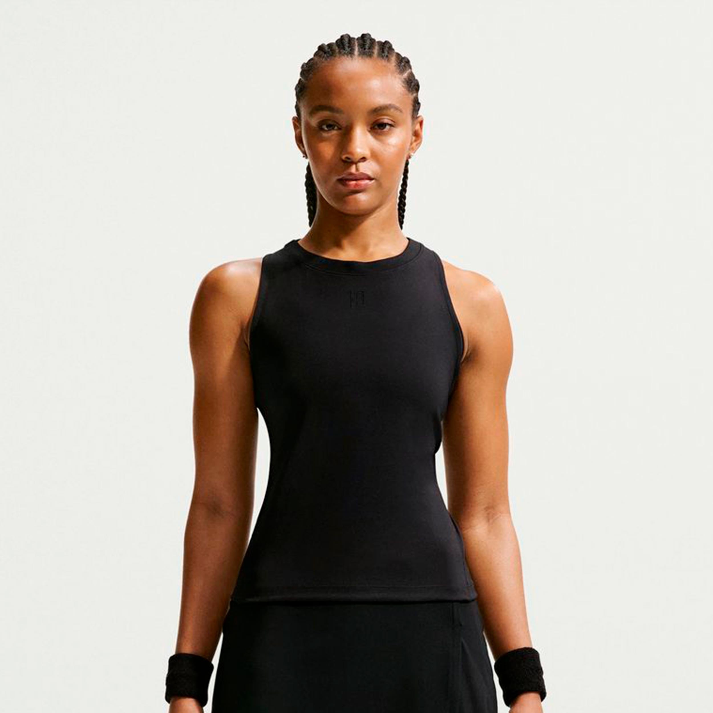Nike Court Dri-Fit Advantage Camiseta De Tirantes Mujeres-Negro,Negro