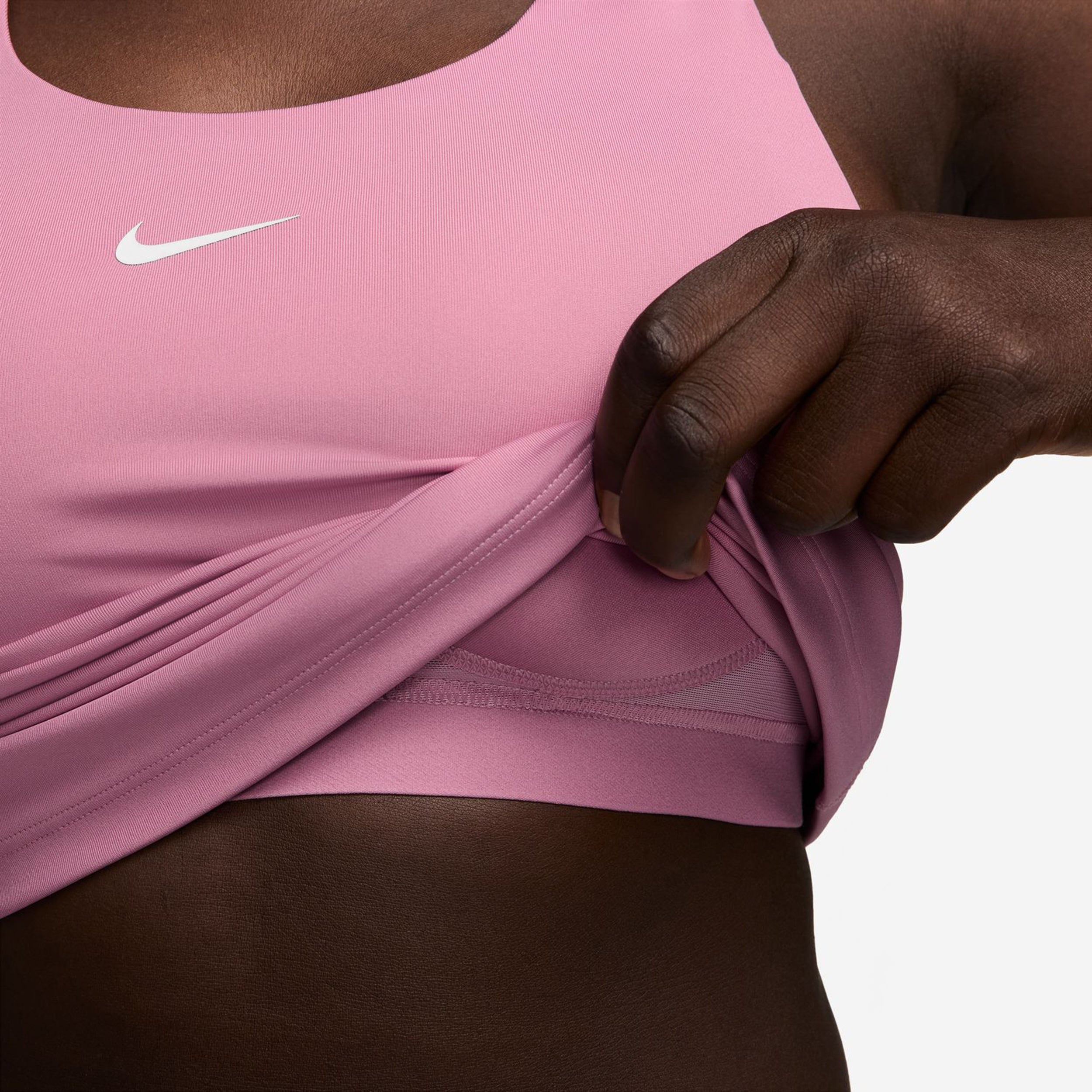 pink nike bra top