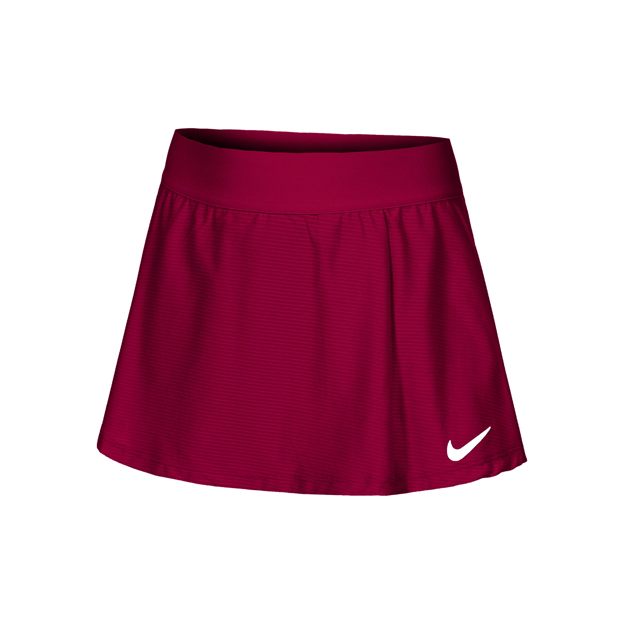 Nike Court Dri-Fit Victory Flouncy Falda Chicas-Rojo,Blanco