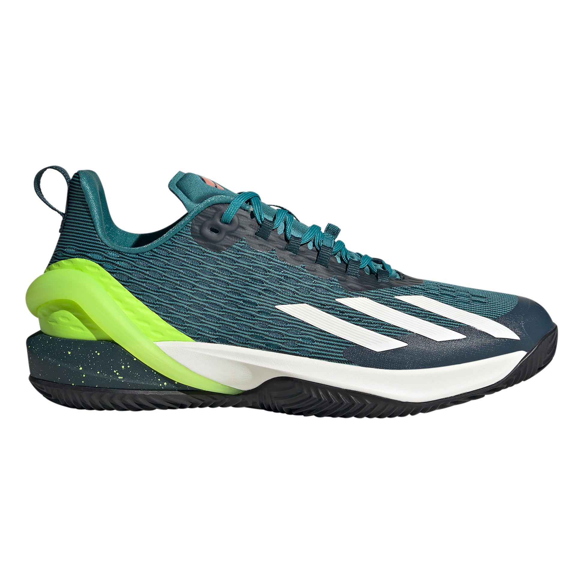 adidas Adizero Cybersonic Zapatilla tierra batida Hombres - azul, verde