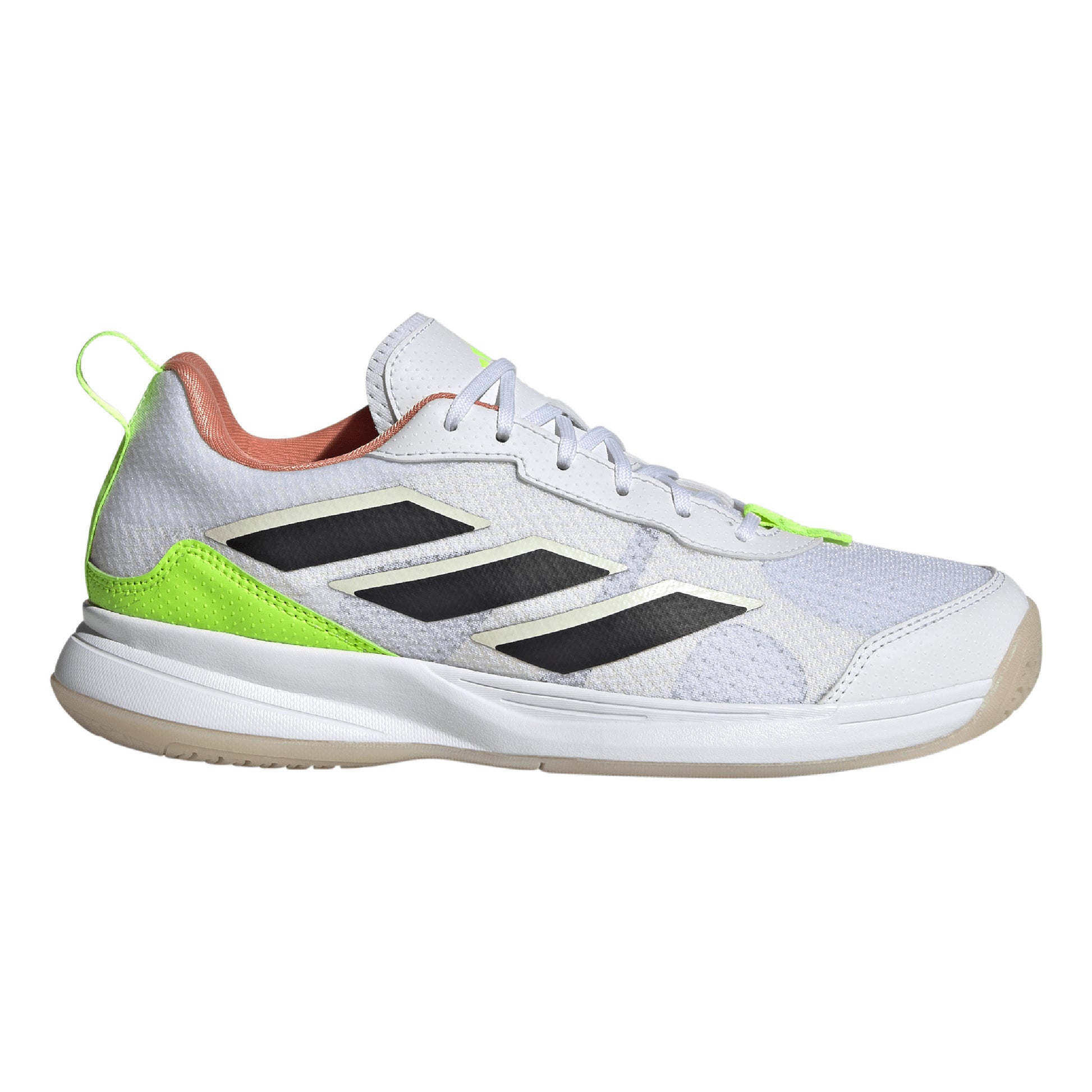 adidas Avaflash Zapatilla todas las superficies Mujeres - blanco, verde neón