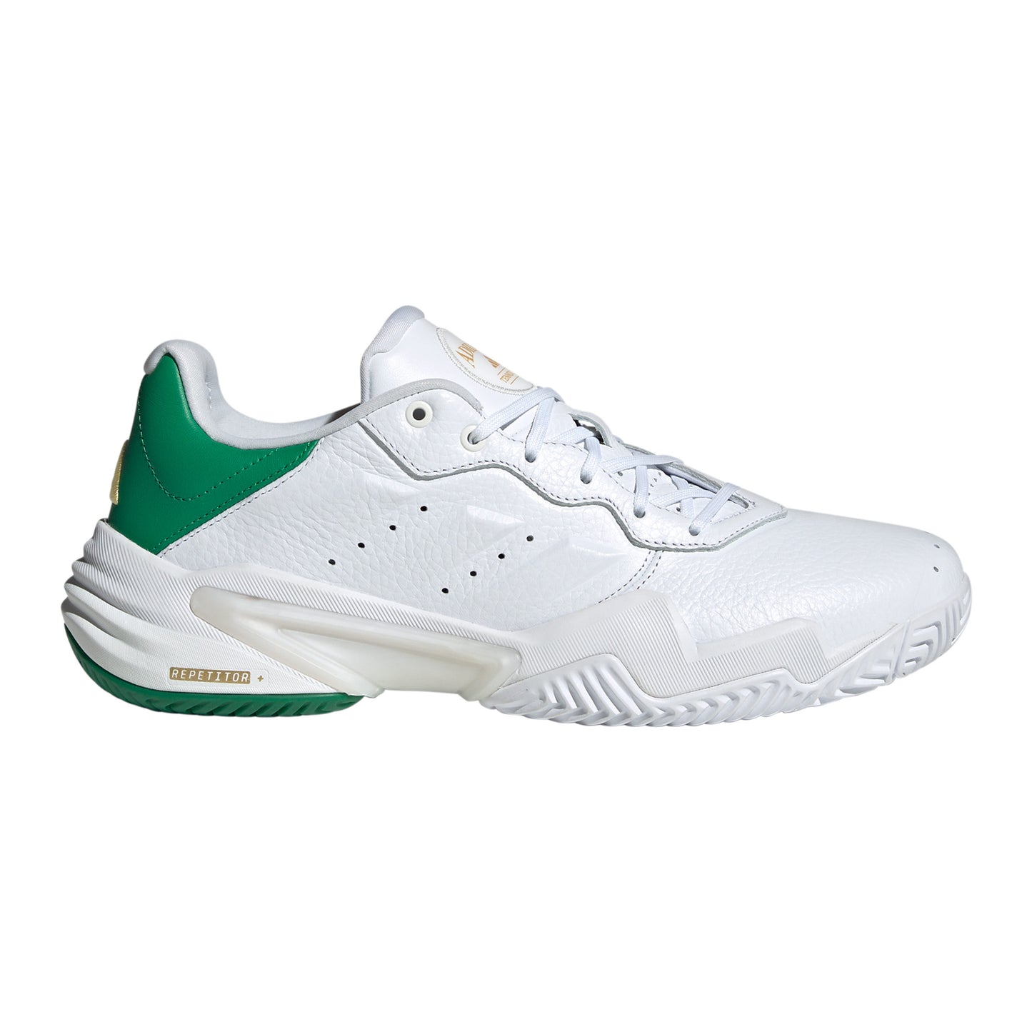 adidas Barricade Leather 13 Zapatilla todas las superficies Hombres - blanco, verde