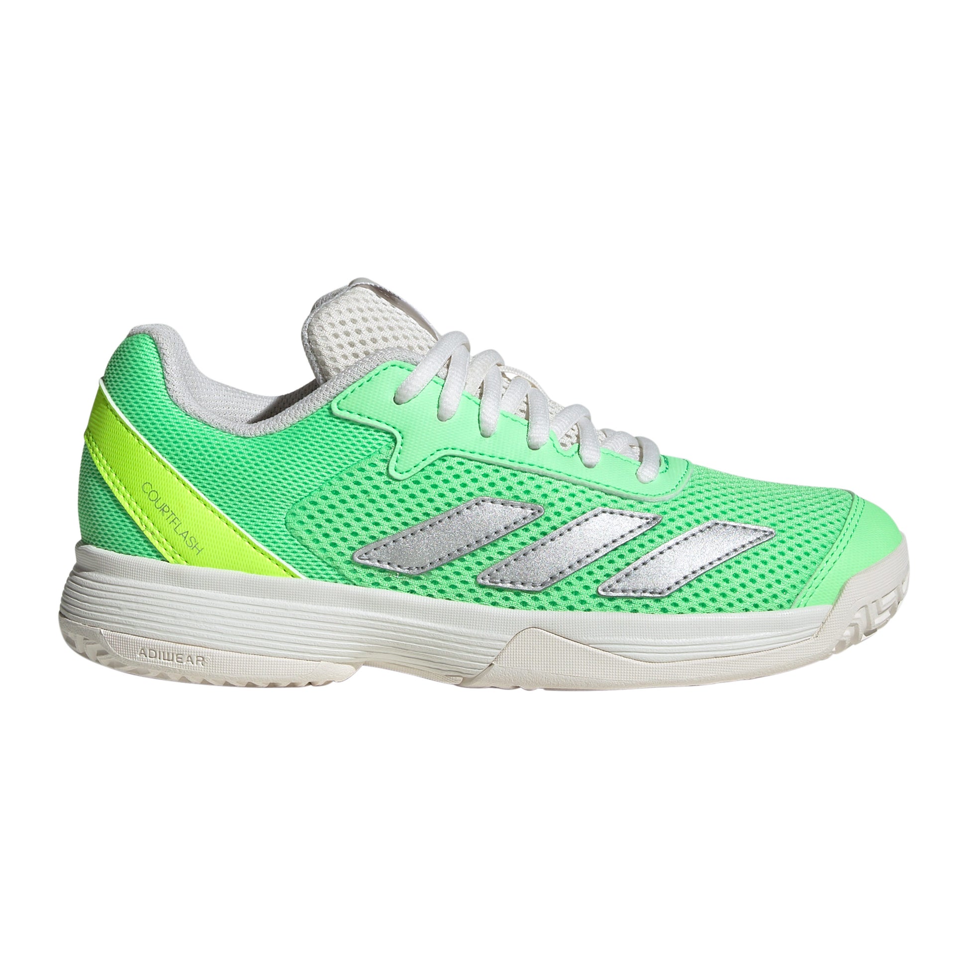 adidas Courtflash Zapatilla todas las superficies Niños - verde, plateado