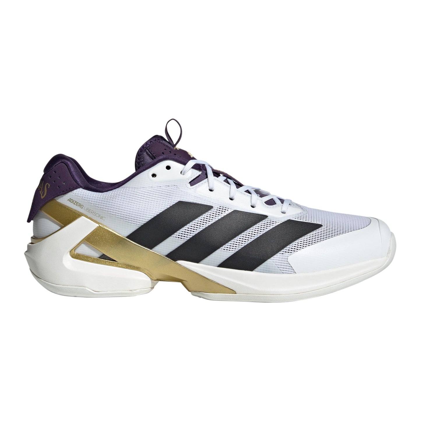 adidas Adizero Ubersonic 5 Zapatilla todas las superficies Hombres - aluminio blanco, dorado