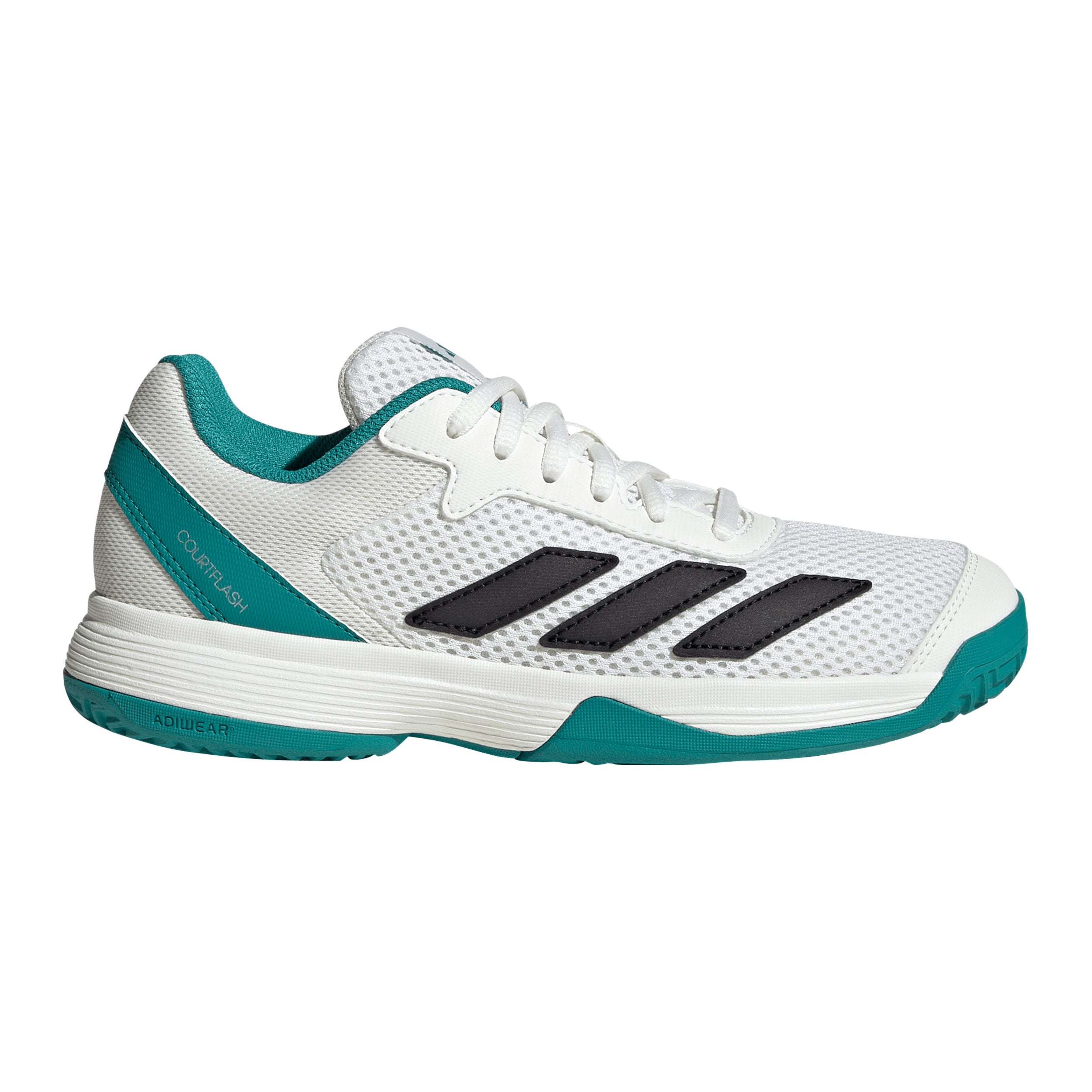 adidas Courtflash Zapatilla todas las superficies Niños - blanco, color petróleo