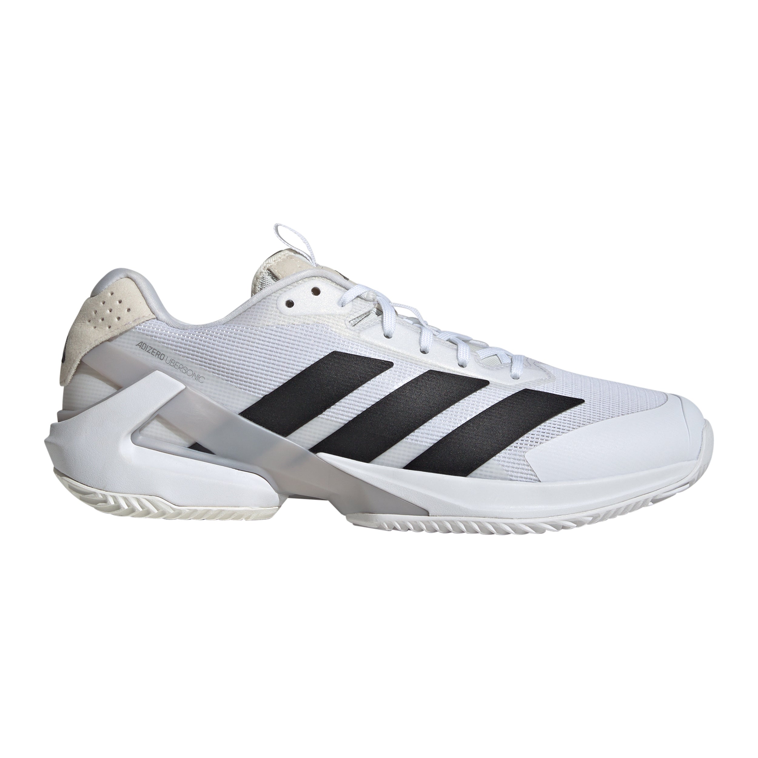 adidas adizero Ubersonic 5 Zapatilla tierra batida Hombres - blanco, negro