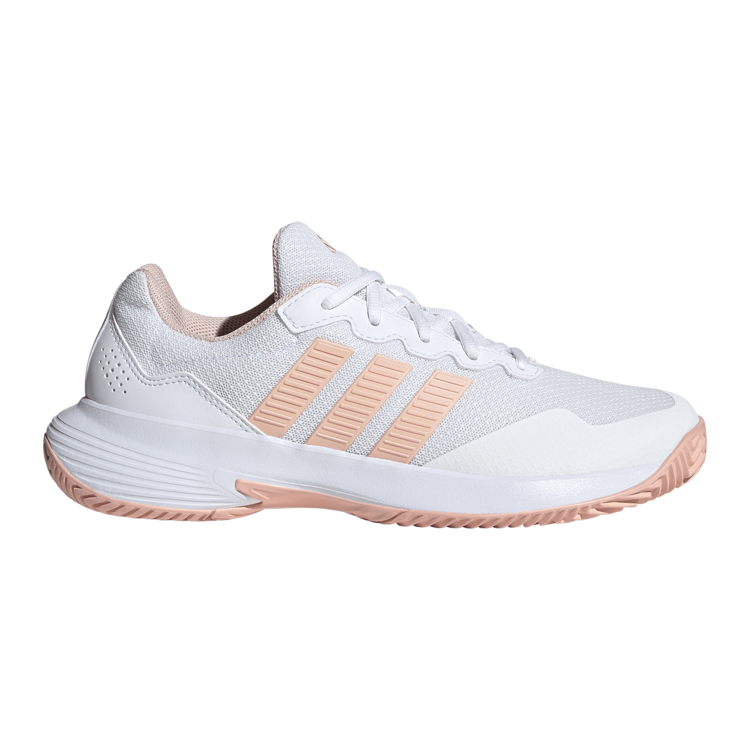 adidas GameCourt 2 Zapatilla todas las superficies Mujeres - blanco, albaricoque