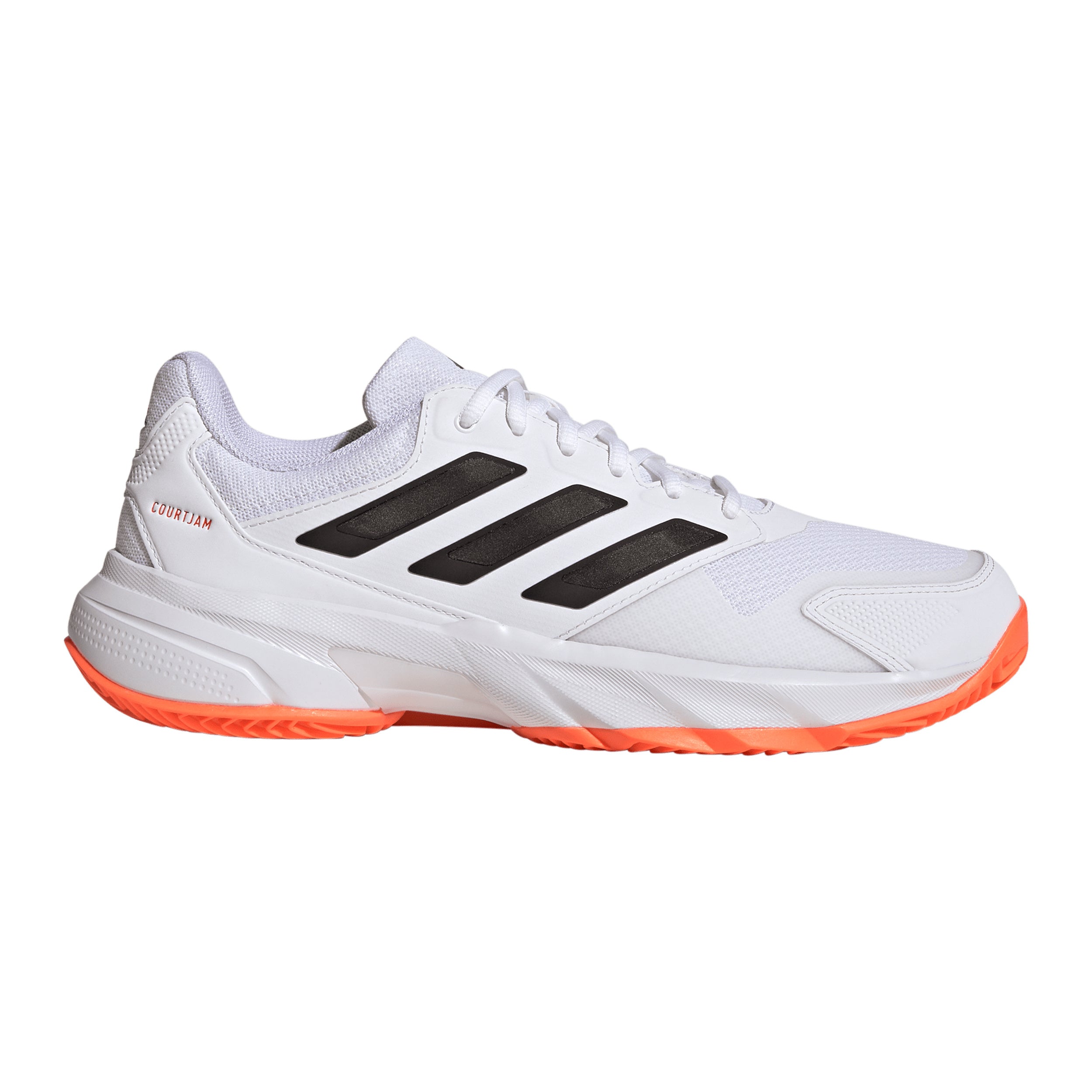 adidas CourtJam Control 3 Zapatilla todas las superficies Hombres - blanco, naranja