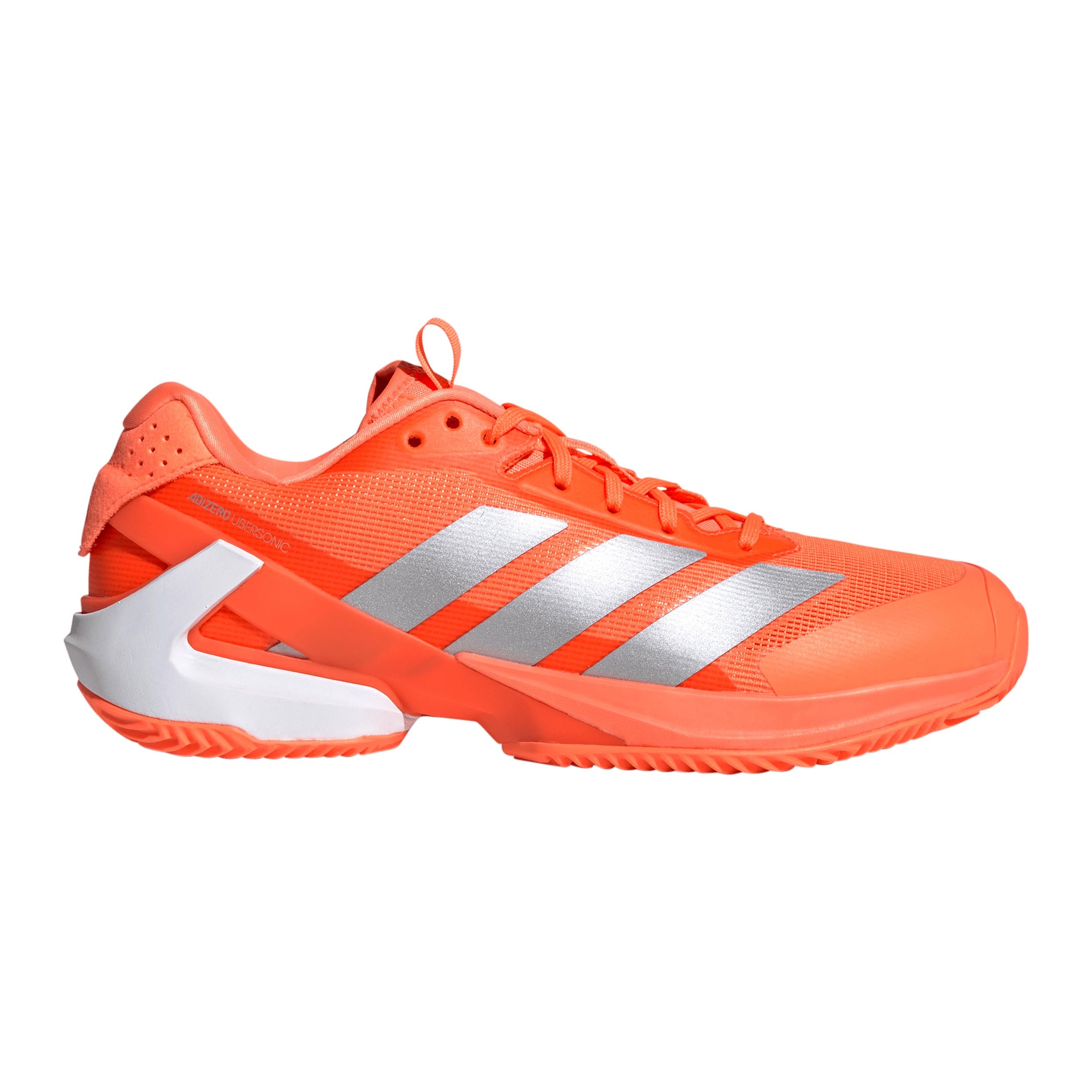 adidas adizero Ubersonic 5 Zapatilla tierra batida Hombres - naranja, plateado