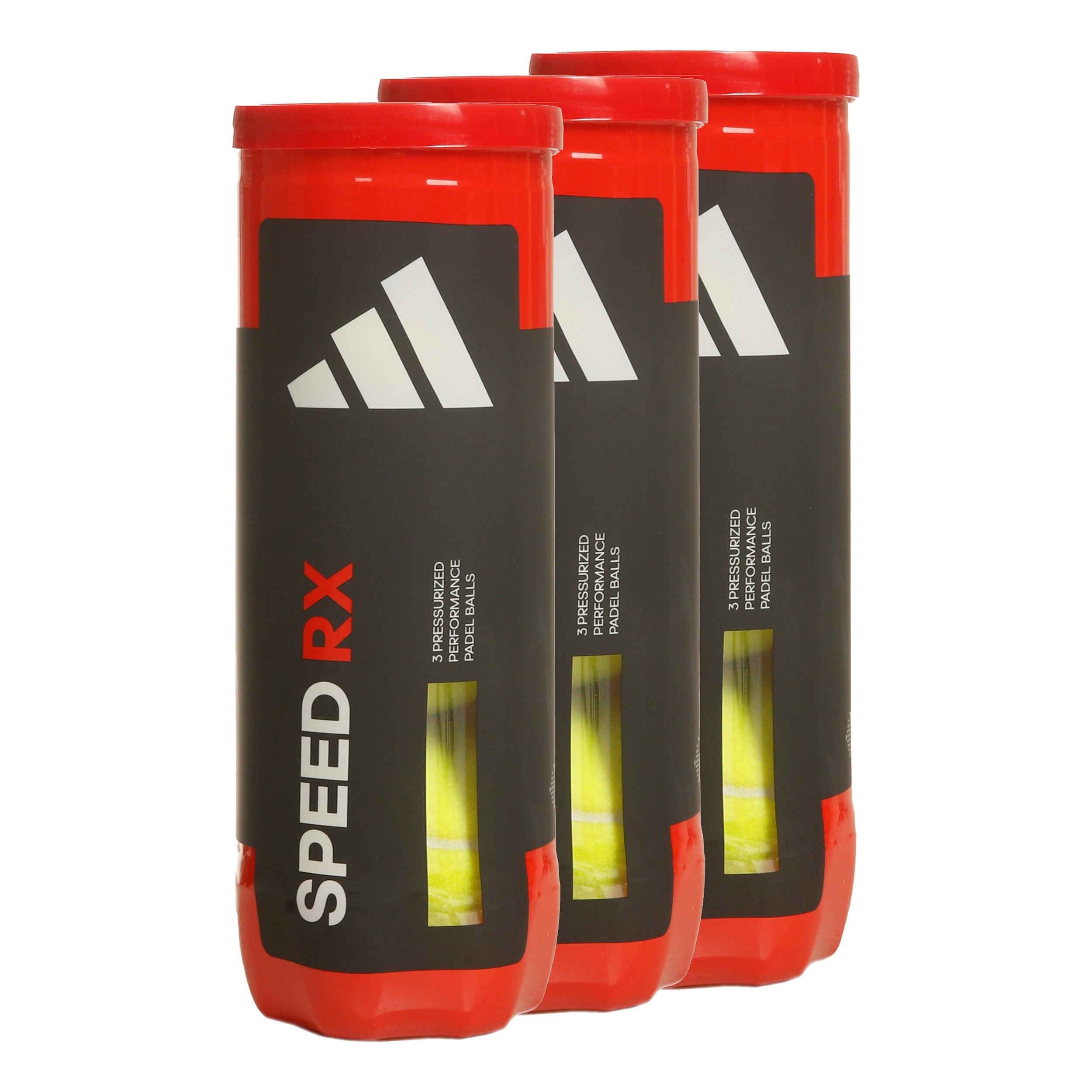 24 botes de 3 pelotas Speed RX En caja