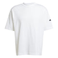 Essentials Loose Fit 3 Bar Logo Camiseta de manga corta Hombres - blanco,