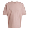 Essentials Loose Fit 3 Bar Logo Camiseta de manga corta Hombres - rosa viejo,