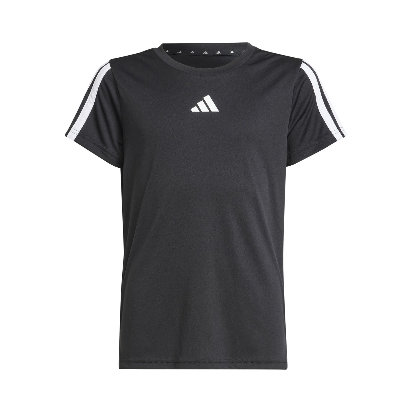 adidas Training Essentials 3 Stripes Camiseta de manga corta Niños - negro, blanco