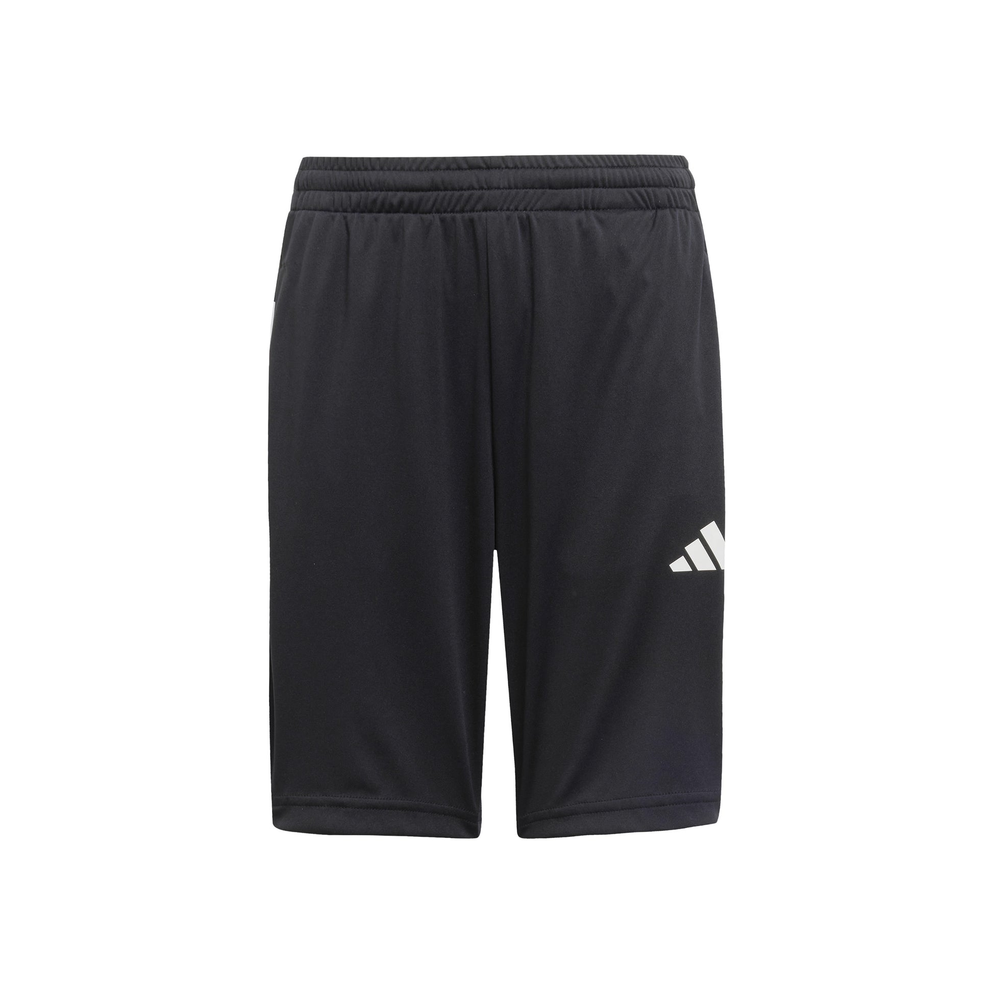 adidas Training Essentials 3 Stripes Shorts Niños-Negro,Blanco