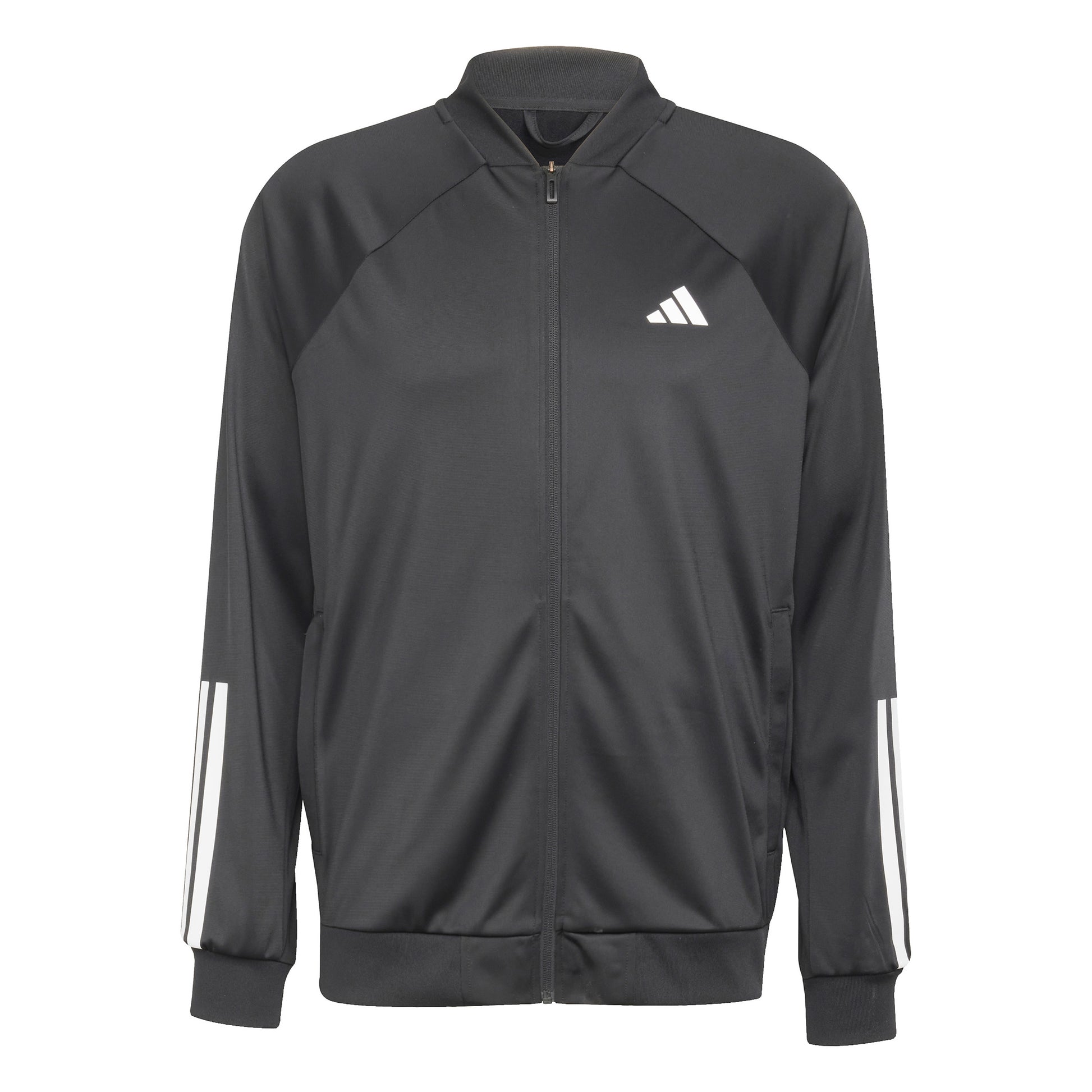 adidas 3Stripes Knit Chaqueta de entrenamiento Hombres - negro, blanco