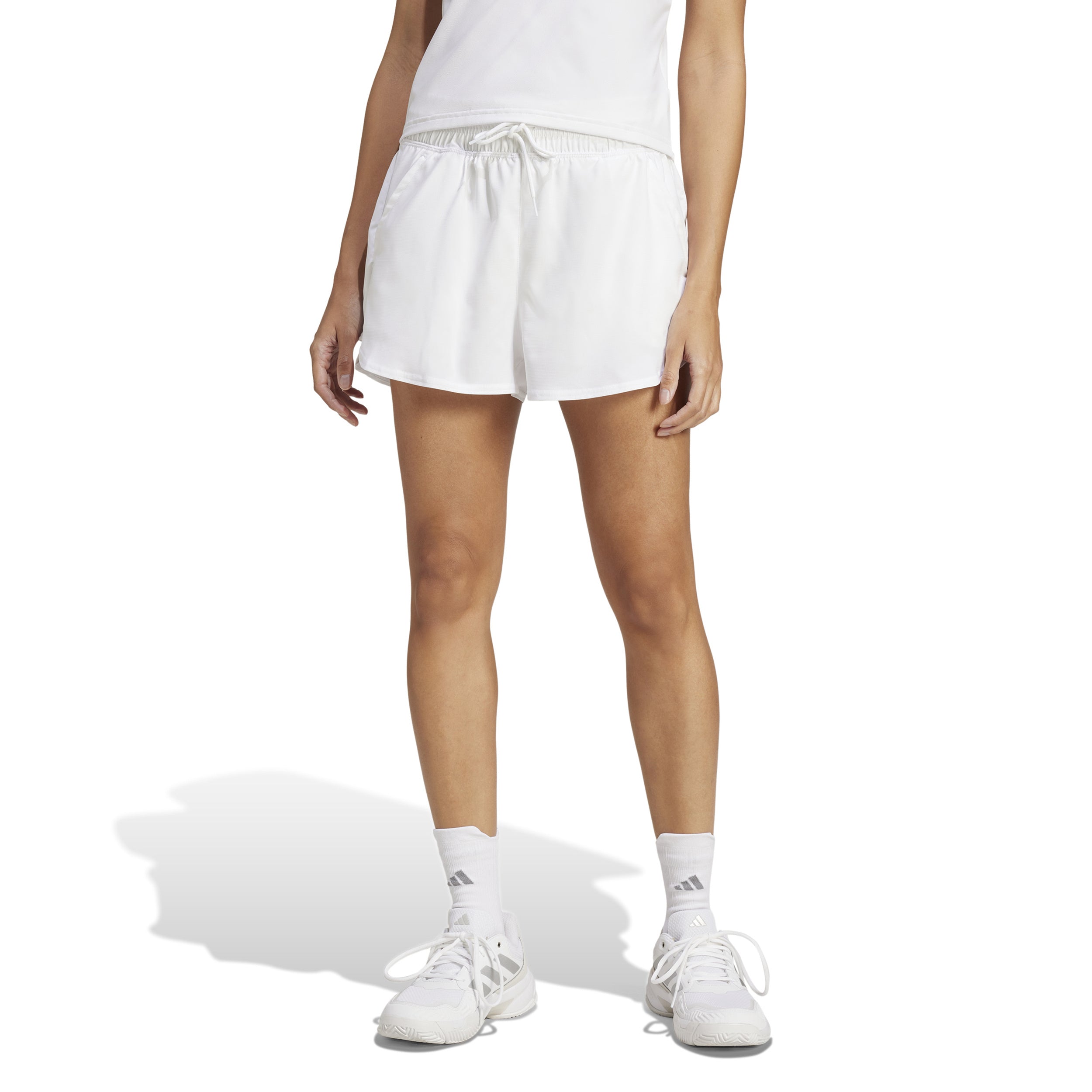 adidas Club 2in Shorts Mujeres-Blanco