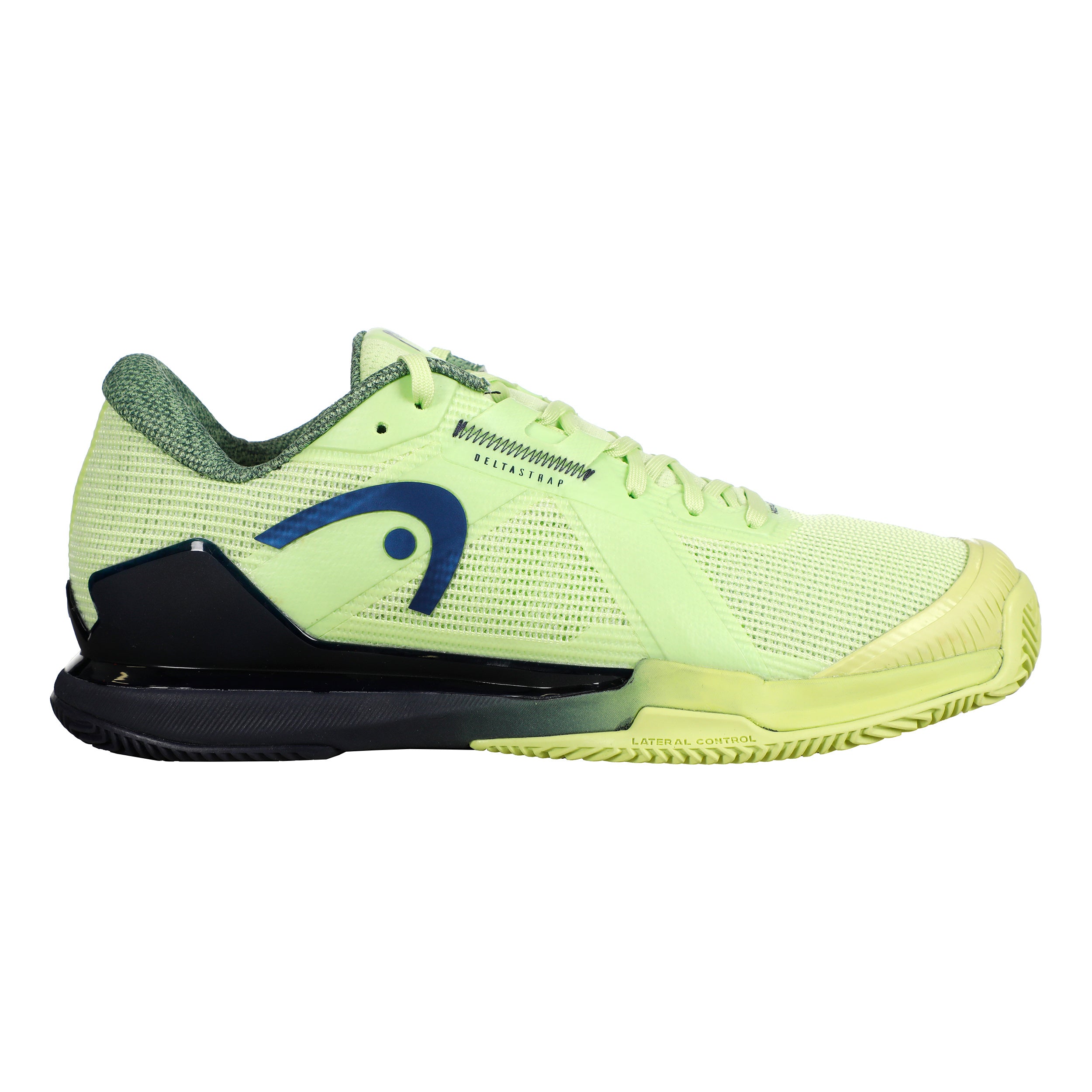 HEAD Sprint Pro 4.0 Zapatilla Tierra Batida Hombres-Lima,Azul Oscuro