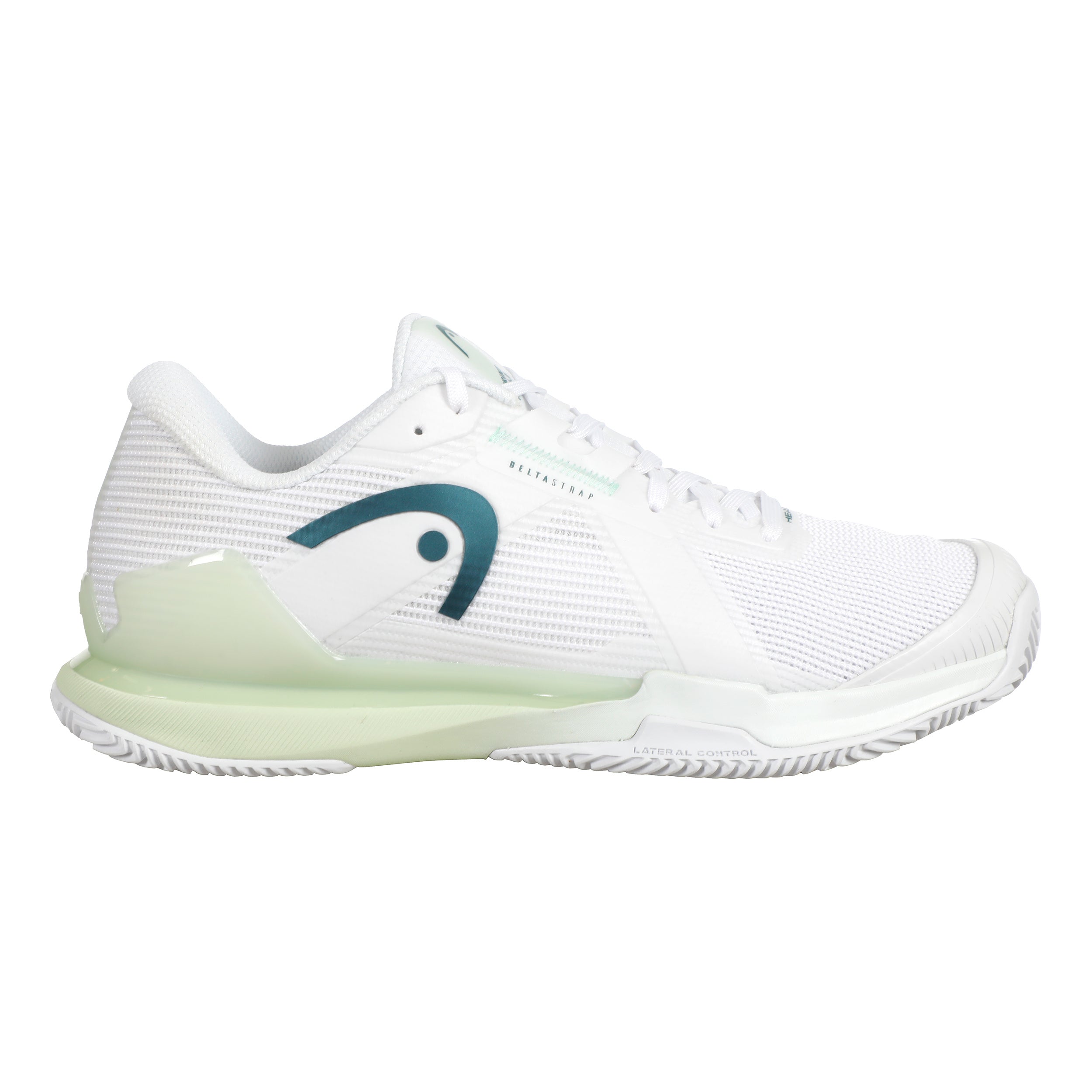 HEAD Sprint Pro 4.0 Zapatilla Tierra Batida Mujeres-Blanco,Verde Claro
