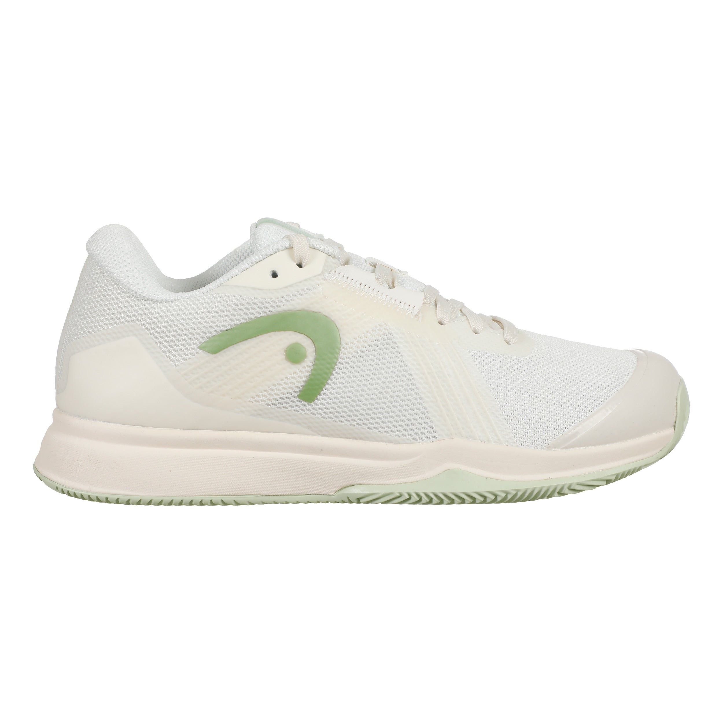 HEAD Sprint Team 4.0 Zapatilla Tierra Batida Mujeres-Crema,Verde Claro