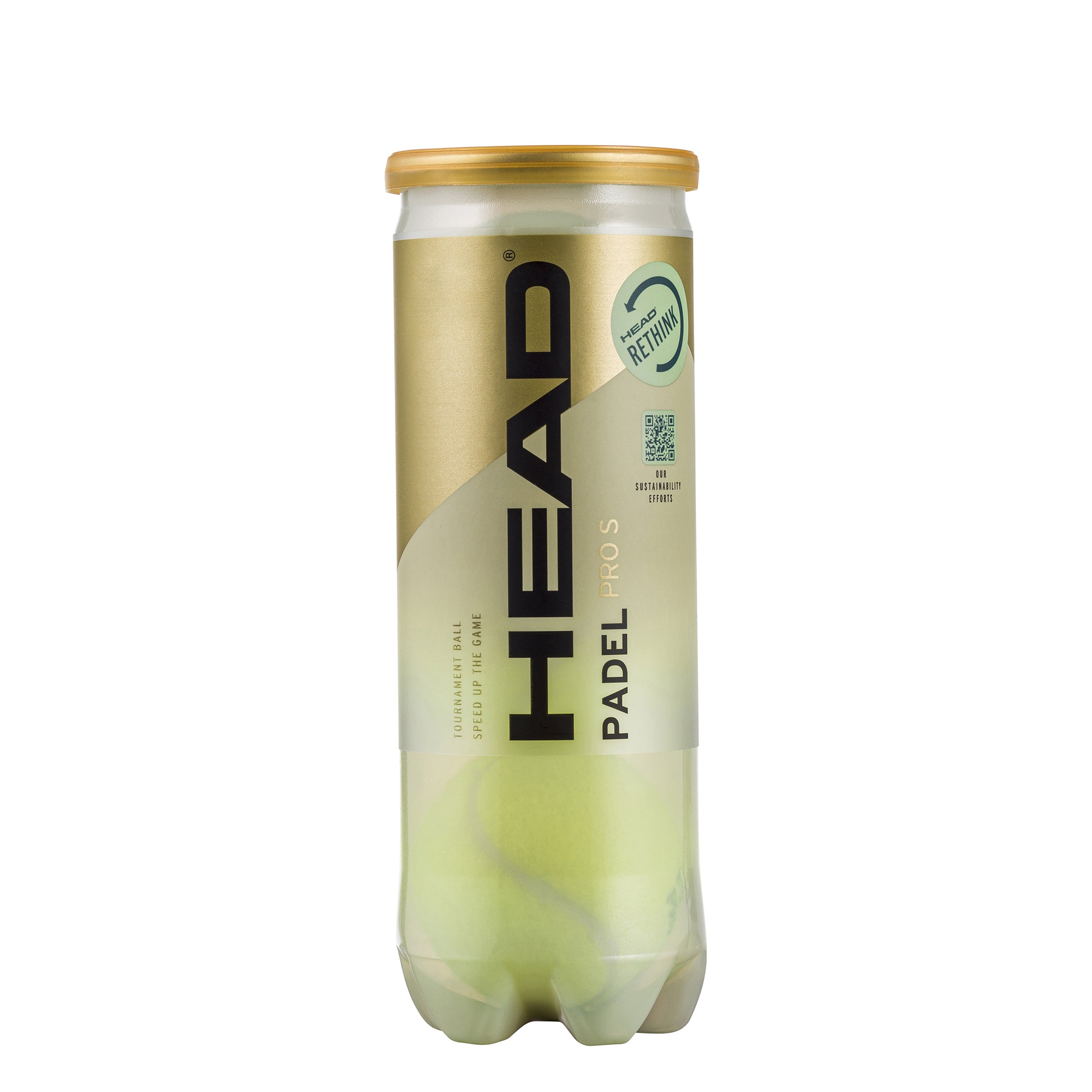HEAD Padel Pro S Bote de 3 pelotas