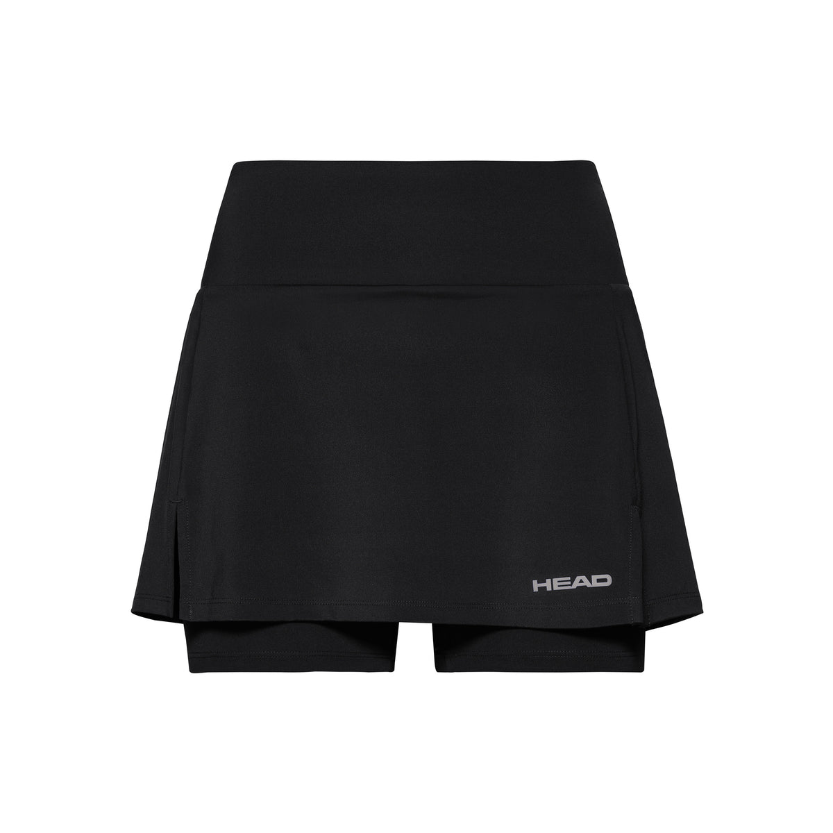 HEAD Club Basic Falda Mujeres-Negro,Plateado