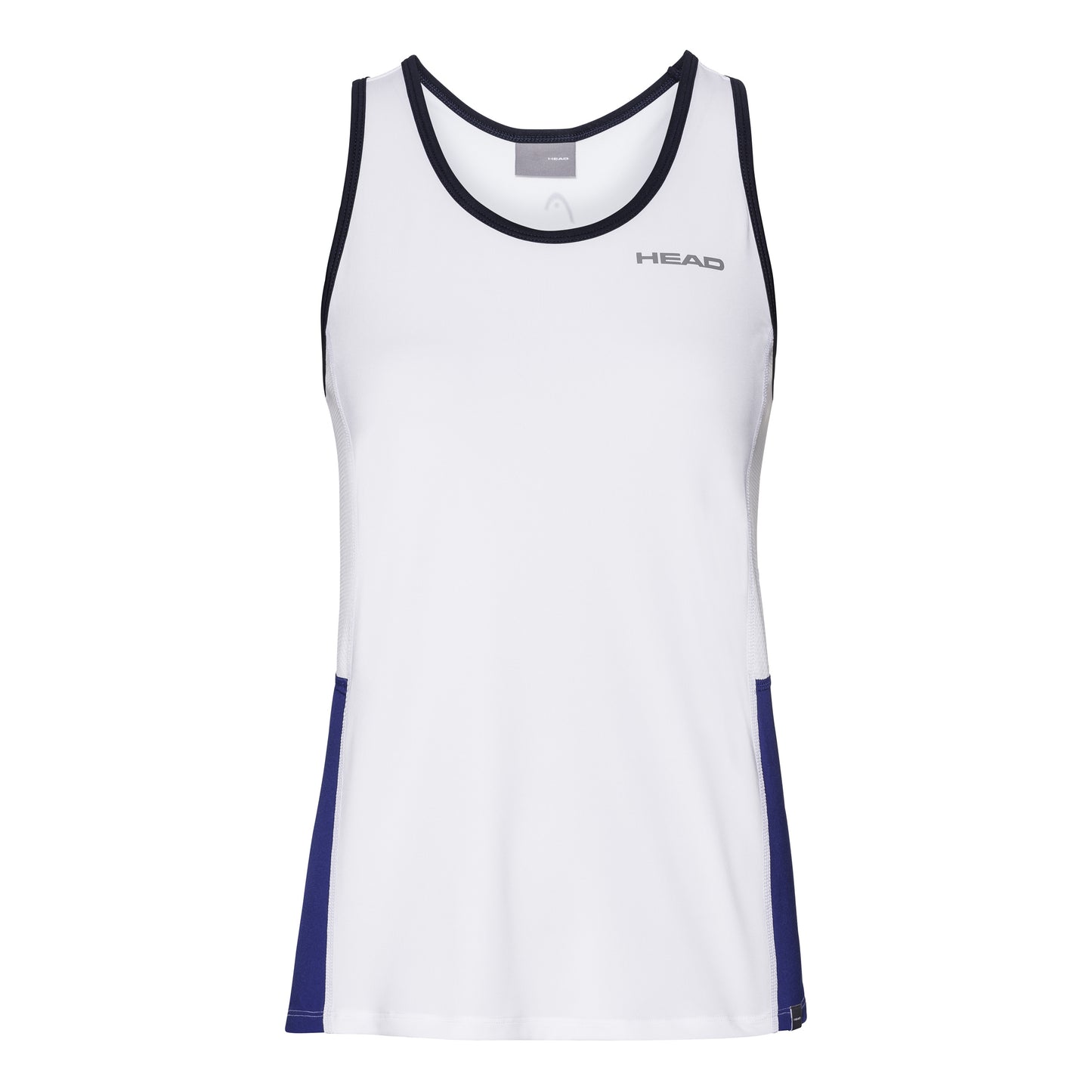HEAD Club Camiseta de tirantes Chicas - blanco, azul