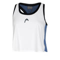 Play Crop Camiseta De Tirantes Mujeres-Blanco,Azul-gris