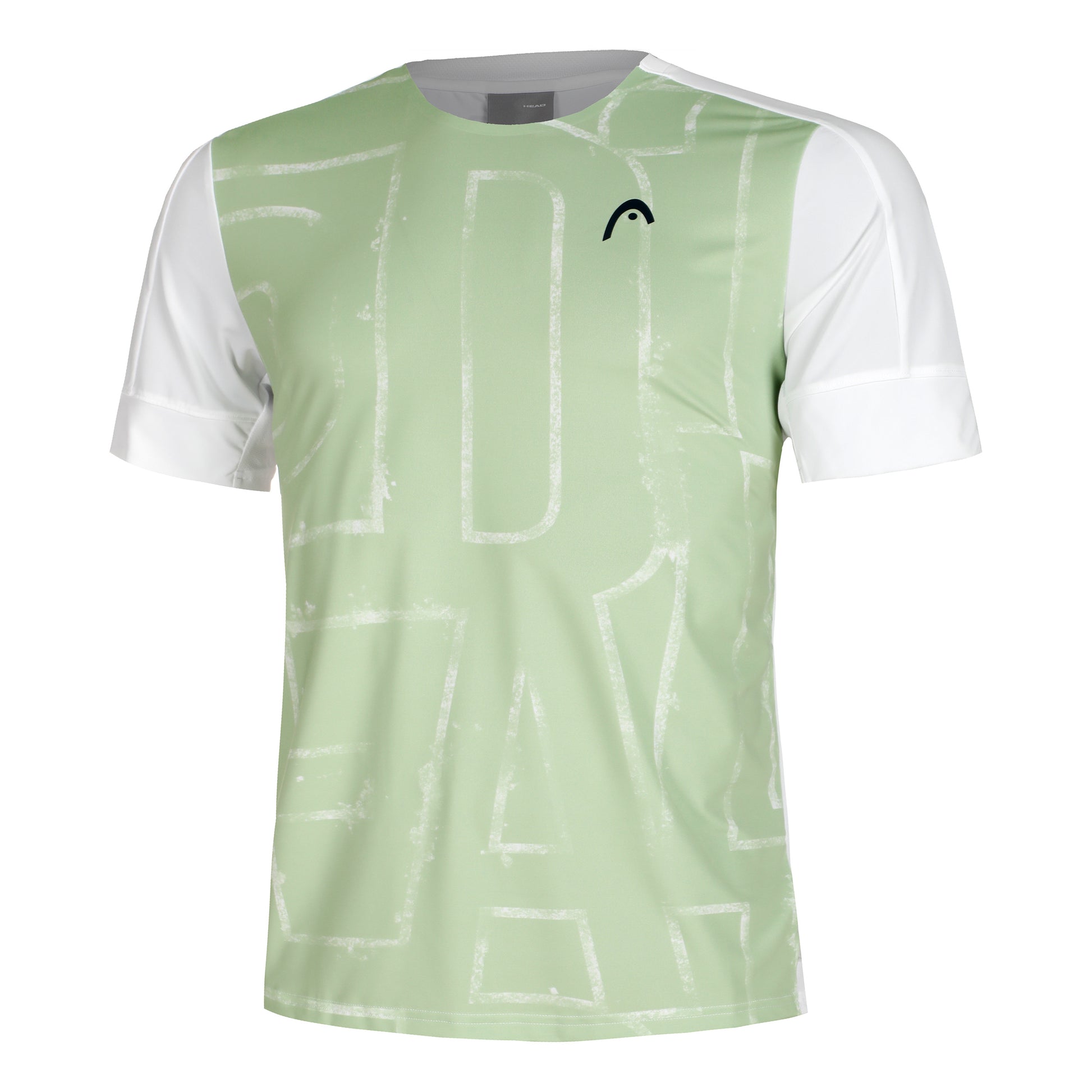 HEAD Play Tech II Camiseta de manga corta Hombres - salvia, blanco