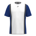 Club 25 Tech Camiseta De Manga Corta Hombres-Blanco,Azul Oscuro