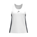 Camiseta De Tirantes Chicas-Azul Oscuro,Blanco