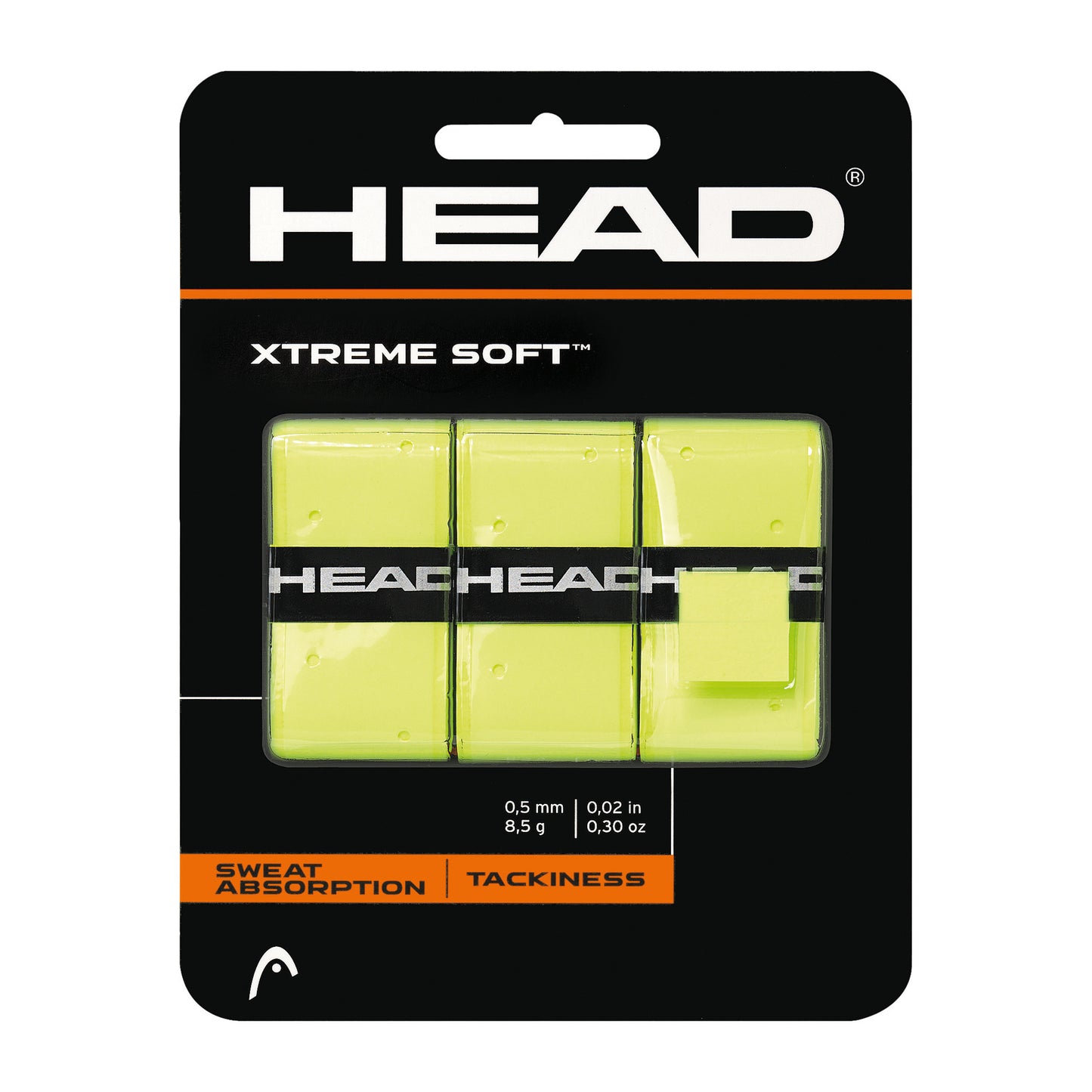 HEAD Xtreme Soft Pack De 3-Amarillo