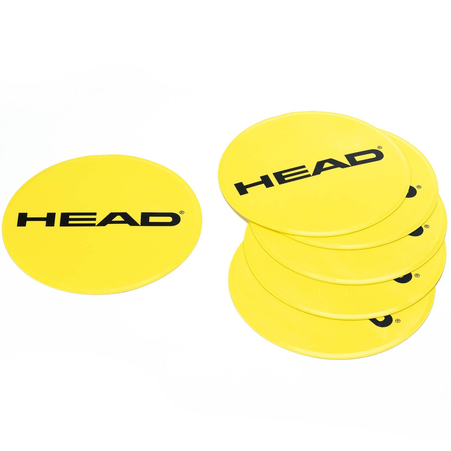 HEAD Señalización De La Meta Pack De 6 Redondo-Amarillo